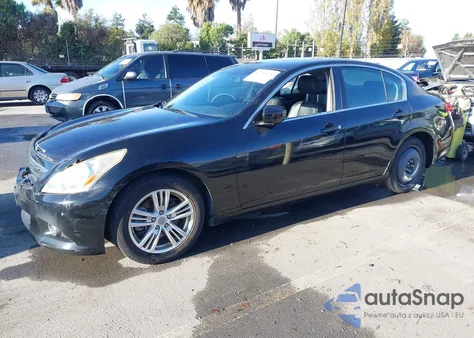 2011 Infiniti G25 Journey from USA, damaged, VIN JN1DV6AP3BM830911